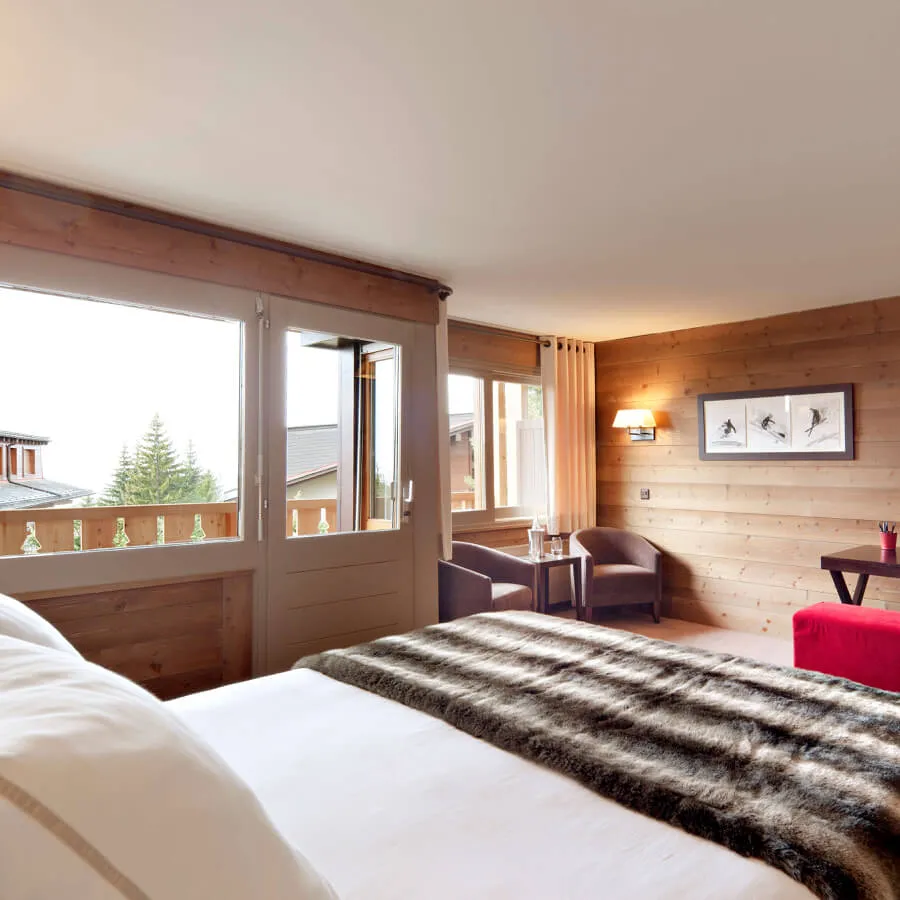 Family Duplex interior at Hotel Vanessa Verbier, Swiss Alps