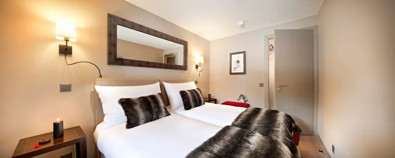 Familienduplex mit Panorama-Bergblick