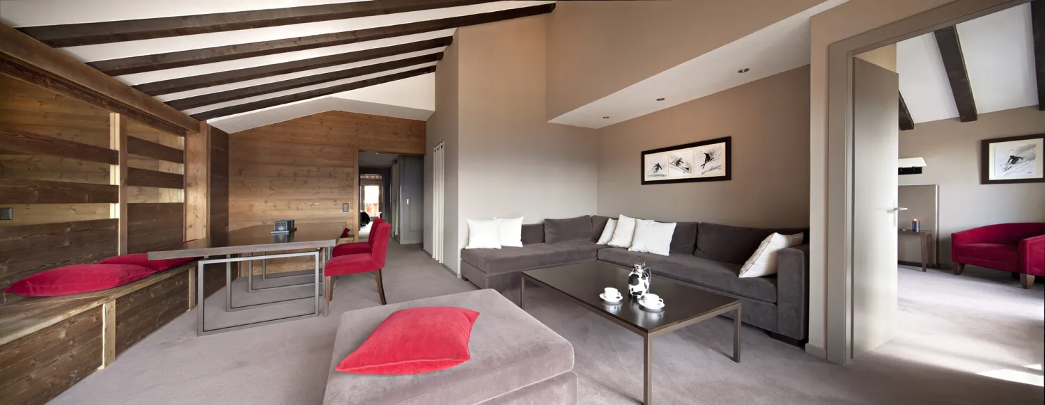 Takvåning med panoramautsikt över Combin